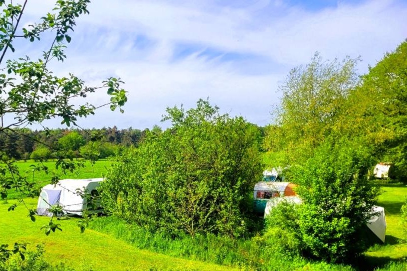Uitzichtplekken op de camping van Erve Punte