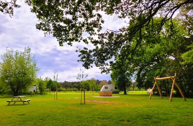 Uitzichtplekken op de camping van Erve Punte